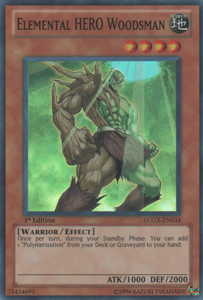 Elemental HERO Woodsman [LCGX-EN034] Super Rare | Chromatic Games