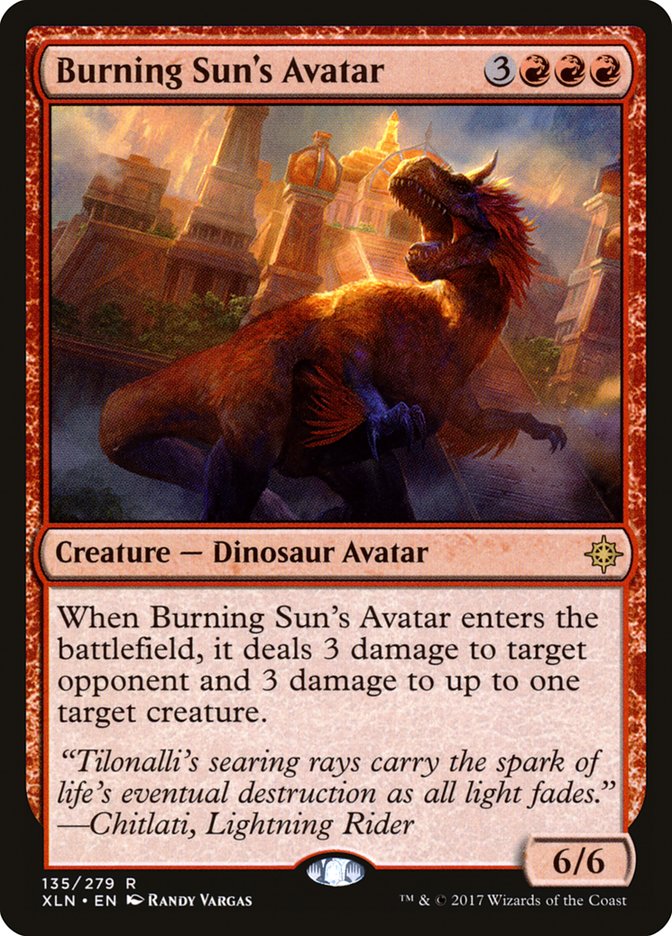 Burning Sun's Avatar 135/279 (Ixalan)  - Foil | Chromatic Games