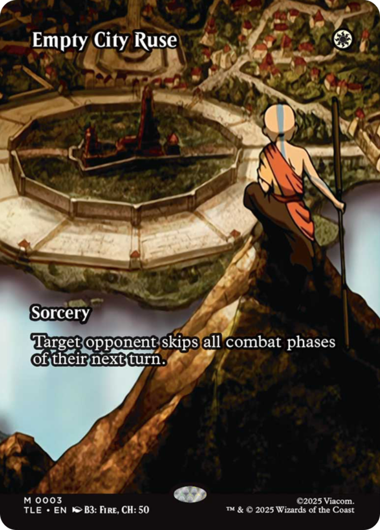 Empty City Ruse (Borderless) [Avatar: The Last Airbender: Eternal-Legal] | Chromatic Games