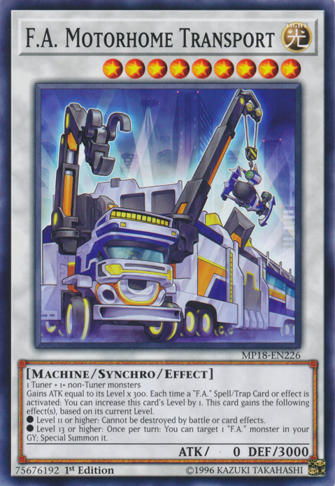 F.A. Motorhome Transport [MP18-EN226] Common | Chromatic Games