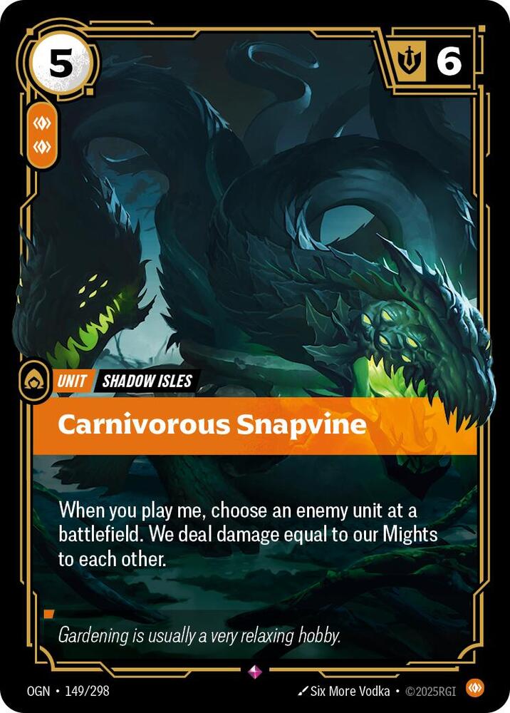 Carnivorous Snapvine 149/298 (Origins)  - Foil | Chromatic Games