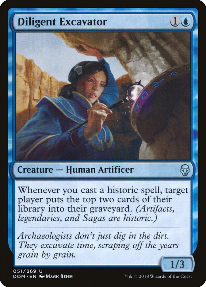 Diligent Excavator 51/269 (Dominaria)  - Foil | Chromatic Games