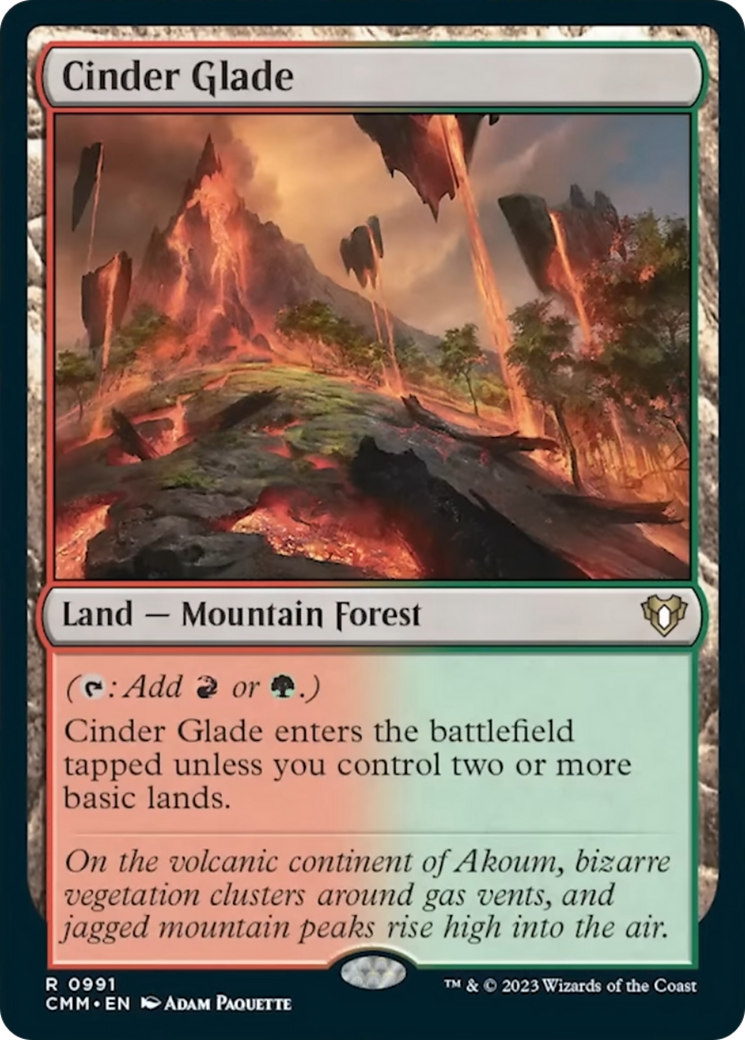 Cinder Glade [Commander Masters] | Chromatic Games