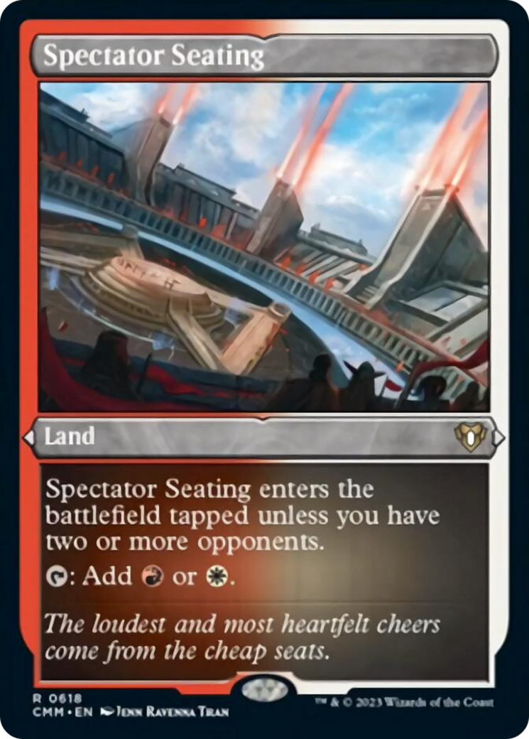 Spectator Seating (Foil Etched) [Commander Masters] | Chromatic Games