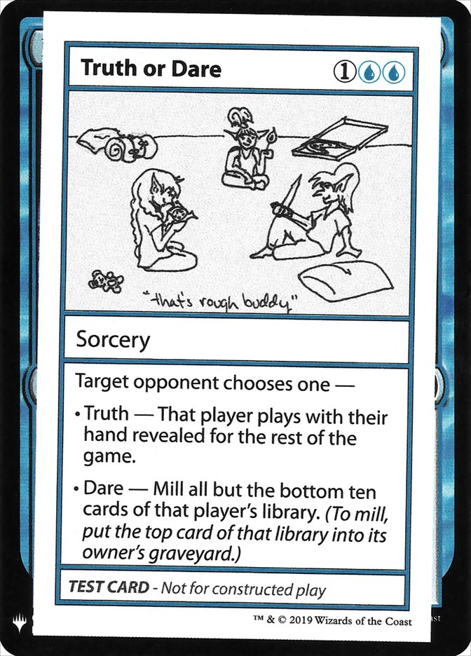 Truth or Dare [Mystery Booster Playtest Cards] | Chromatic Games