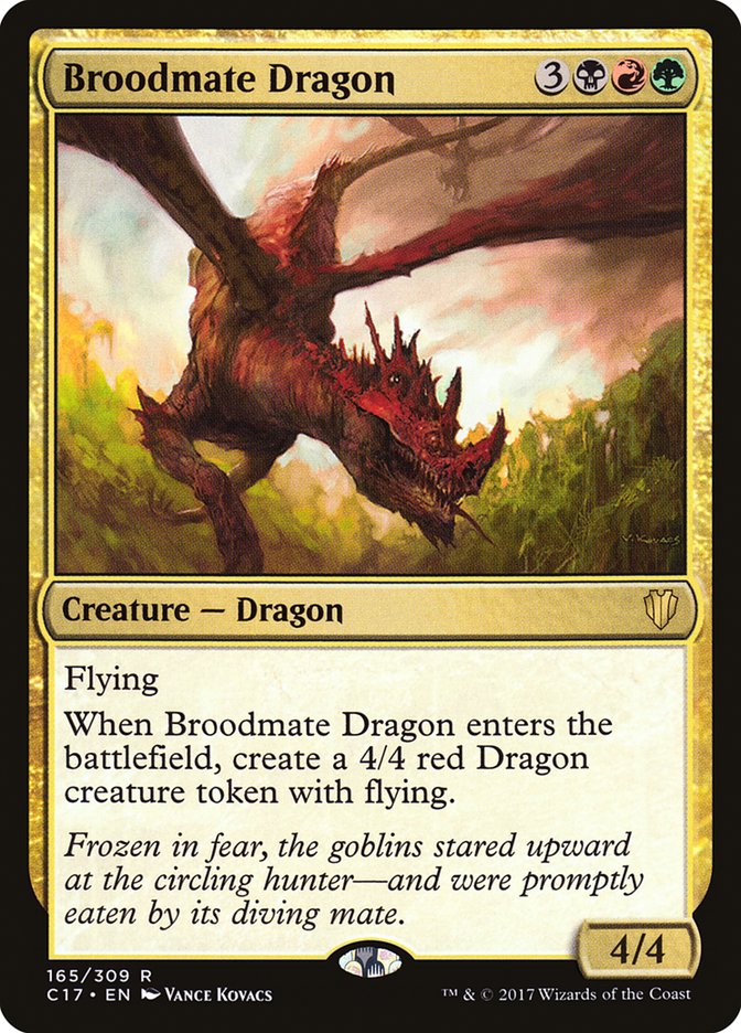 Broodmate Dragon 165/309 (Commander 2017)  | Chromatic Games
