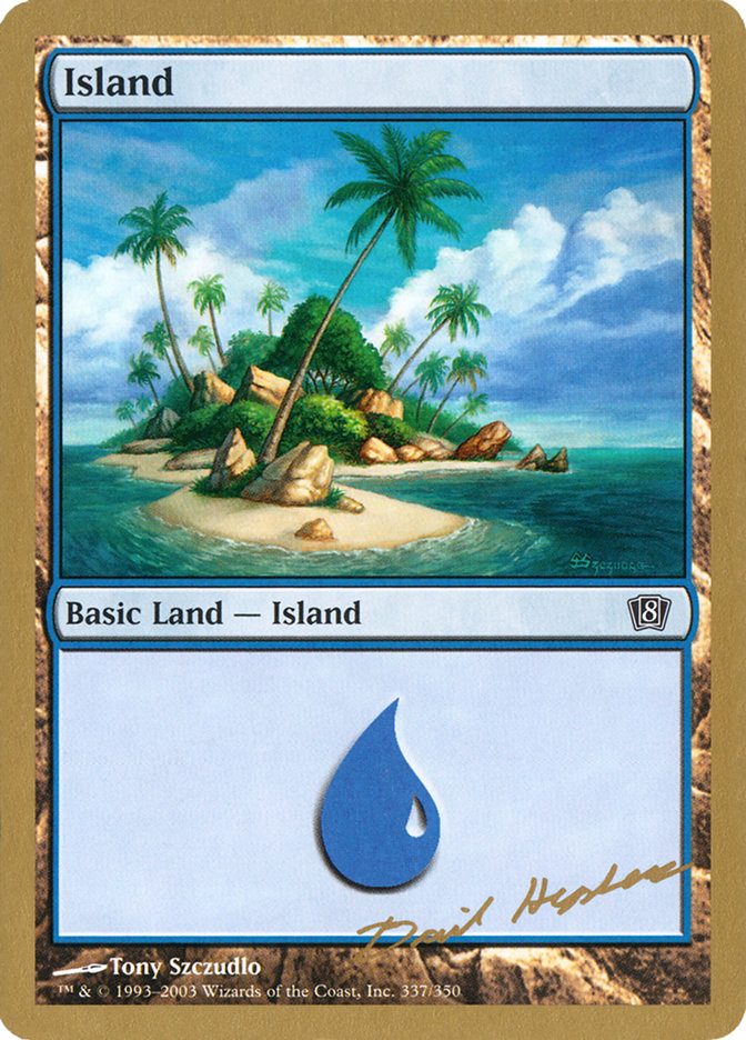 Island (dh337) (Dave Humpherys) [World Championship Decks 2003] | Chromatic Games