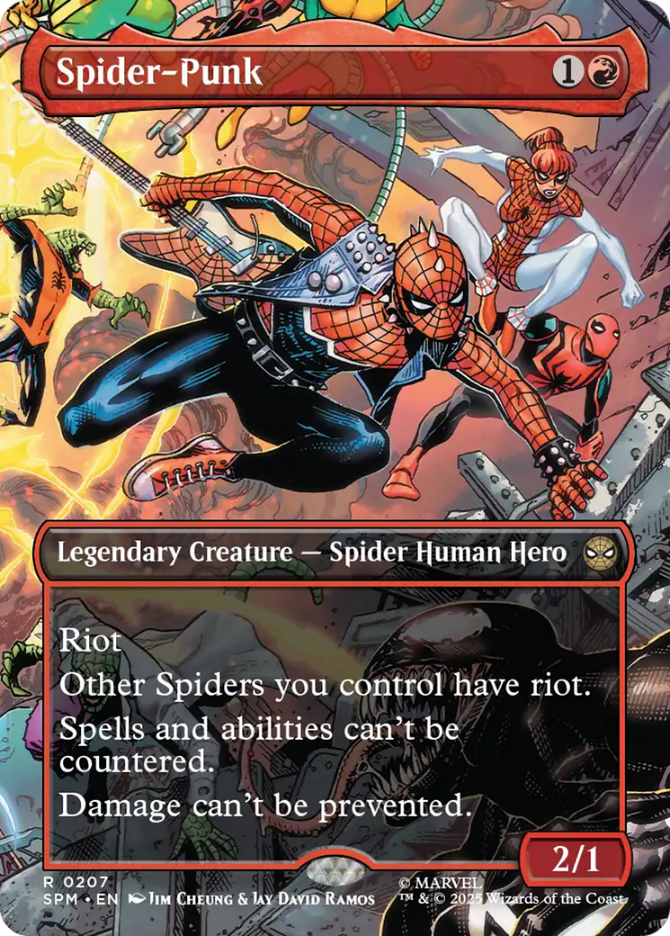 Spider-Punk (0207) (Borderless) [Marvel's Spider-Man] | Chromatic Games