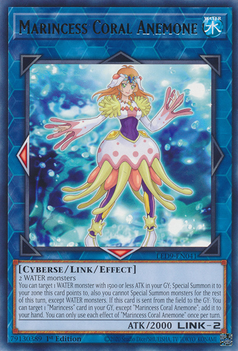 Marincess Coral Anemone [LED9-EN041] Rare | Chromatic Games