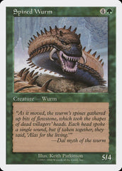 Spined Wurm [Media Promos] | Chromatic Games