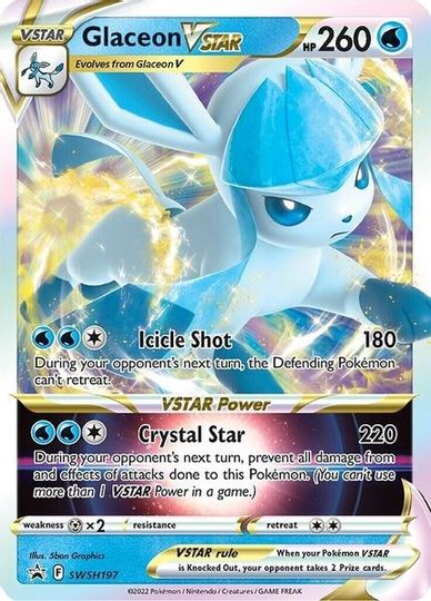 Glaceon VSTAR (SWSH197) (Jumbo Card) [Sword & Shield: Black Star Promos] | Chromatic Games