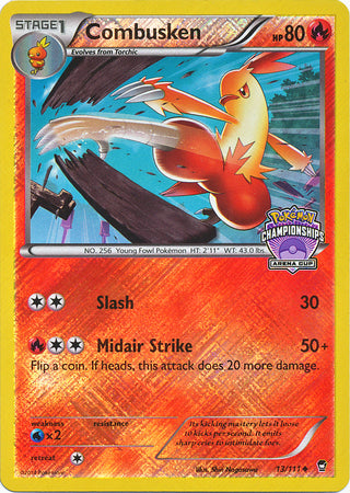 Combusken (13/111) (States Championship Promo) [XY: Furious Fists] | Chromatic Games