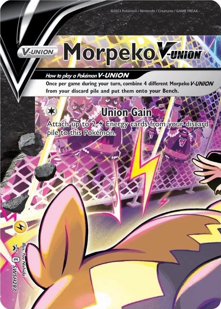 Morpeko V-Union (SWSH287) [Sword & Shield: Black Star Promos] | Chromatic Games