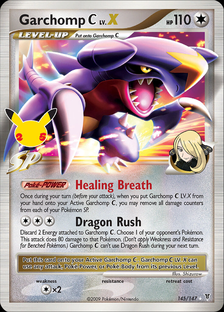 Garchomp C LV.X (145/147) [Celebrations: 25th Anniversary - Classic Collection] | Chromatic Games