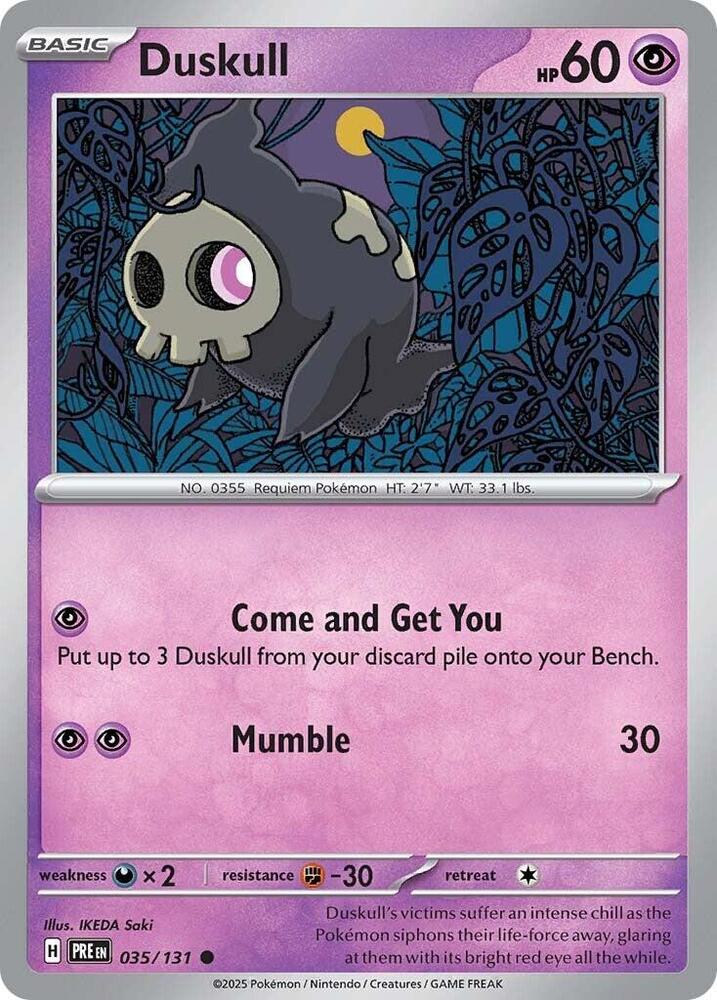 Duskull (035/131) [Scarlet & Violet: Prismatic Evolutions] | Chromatic Games