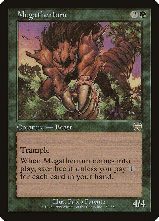 Megatherium [Mercadian Masques] | Chromatic Games