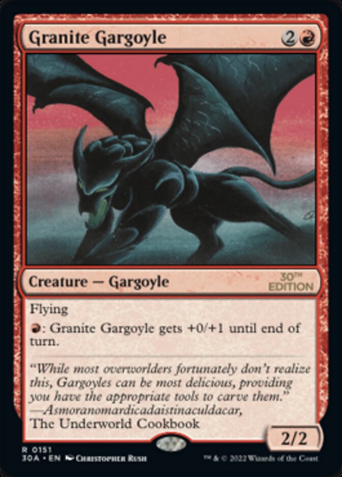 Granite Gargoyle [30th Anniversary Edition] | Chromatic Games