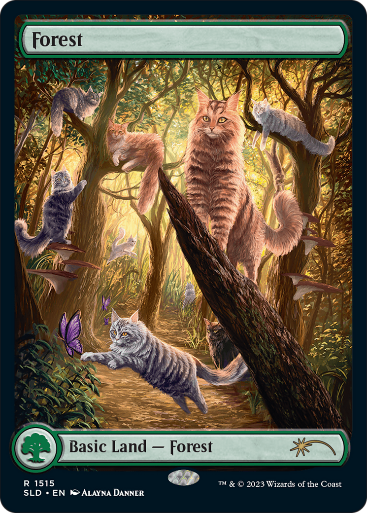 Forest (1515) [Secret Lair Commander Deck: Raining Cats and Dogs] | Chromatic Games