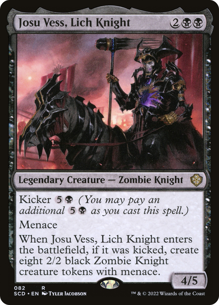 Josu Vess, Lich Knight [Starter Commander Decks] | Chromatic Games