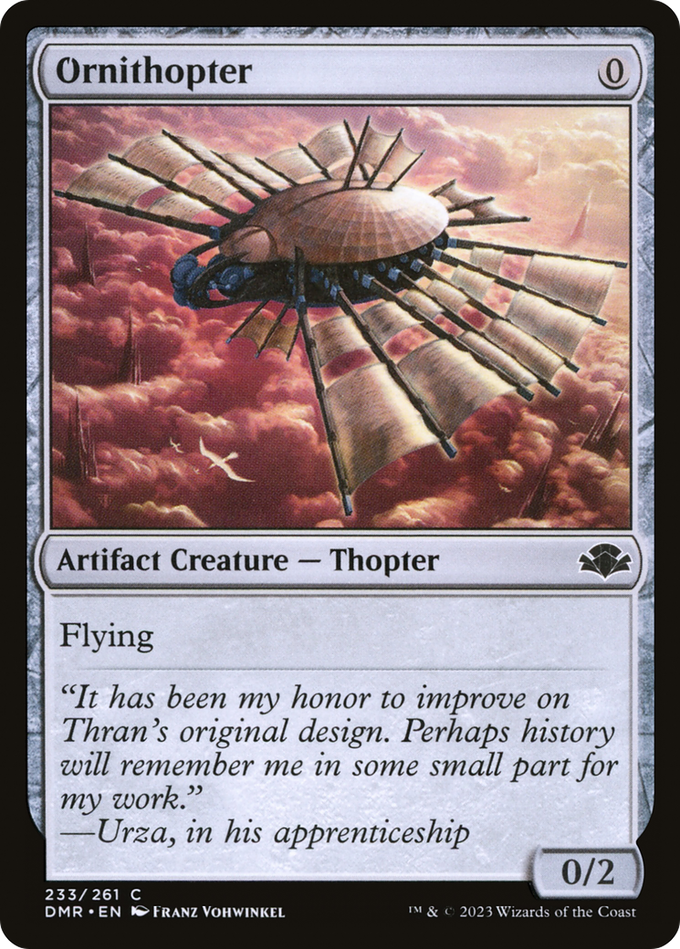 Ornithopter [Dominaria Remastered] | Chromatic Games