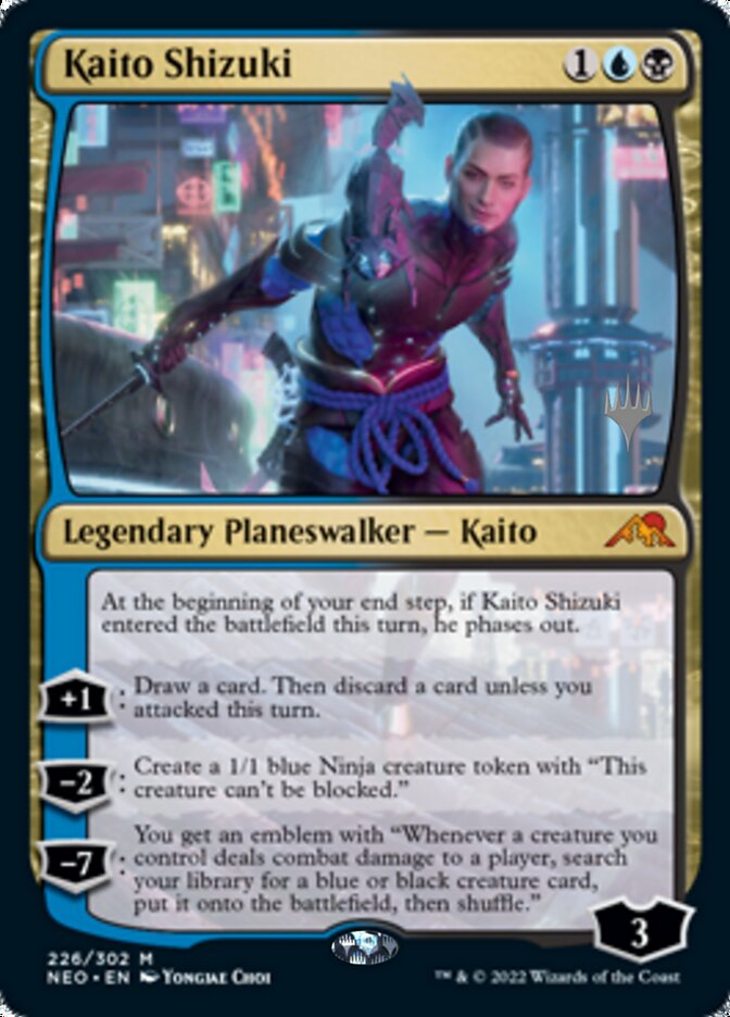 Kaito Shizuki (Promo Pack) [Kamigawa: Neon Dynasty Promos] | Chromatic Games