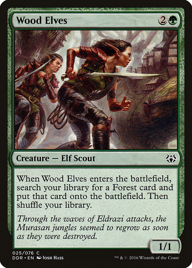 Wood Elves [Duel Decks: Nissa vs. Ob Nixilis] | Chromatic Games