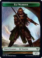 Elf Warrior // Koma's Coil Double-Sided Token [Kaldheim Tokens] | Chromatic Games