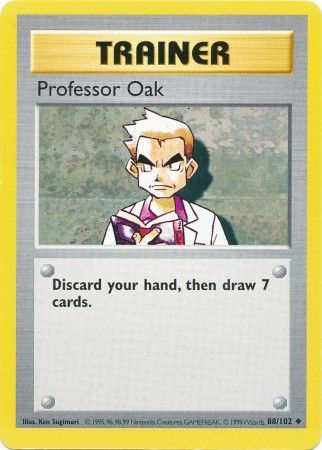 Professor Oak [Base Set (Shadowless)] | Chromatic Games