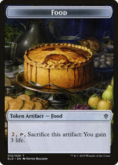 Faerie // Food (15) Double-Sided Token [Throne of Eldraine Tokens] | Chromatic Games