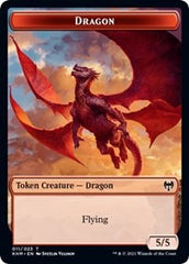 Dragon // Thopter Double-Sided Token [Kaldheim Commander Tokens] | Chromatic Games