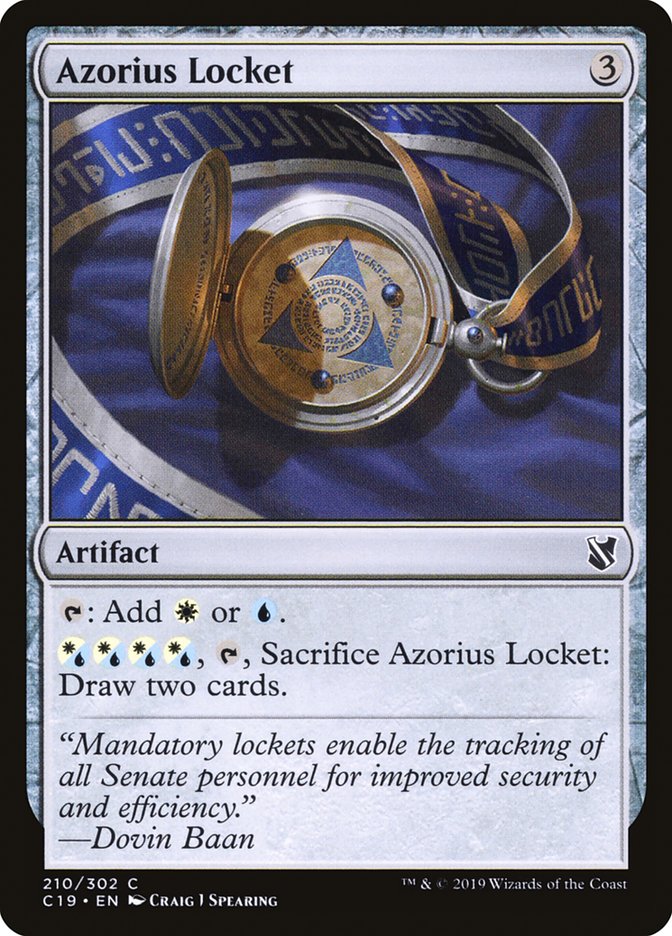 Azorius Locket [Commander 2019] | Chromatic Games