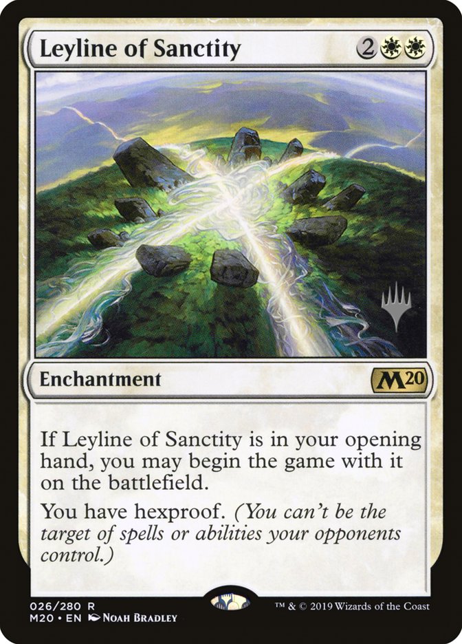 Leyline of Sanctity (Promo Pack) [Core Set 2020 Promos] | Chromatic Games