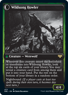 Howlpack Piper // Wildsong Howler [Innistrad: Double Feature] | Chromatic Games