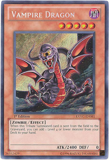 Vampire Dragon [EXVC-EN081] Secret Rare | Chromatic Games