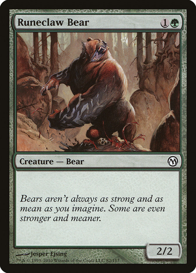 Runeclaw Bear [Duels of the Planeswalkers] | Chromatic Games