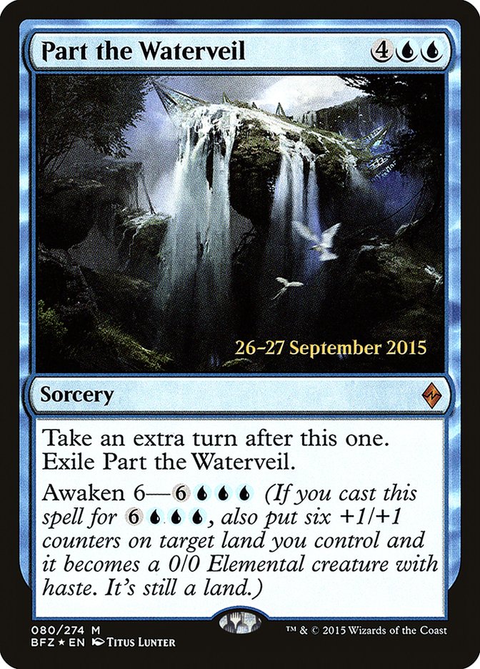 Part the Waterveil [Battle for Zendikar Prerelease Promos] | Chromatic Games