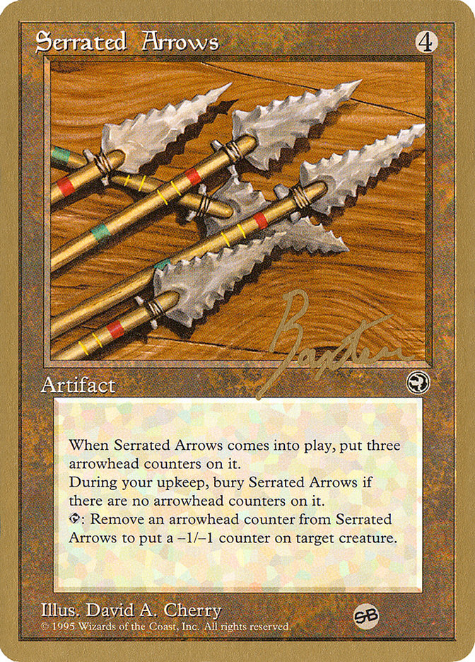 Serrated Arrows (George Baxter) (SB) [Pro Tour Collector Set] | Chromatic Games