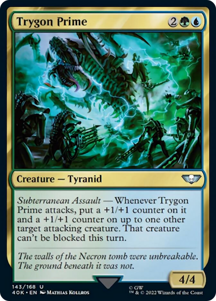 Trygon Prime (Surge Foil) [Warhammer 40,000] | Chromatic Games