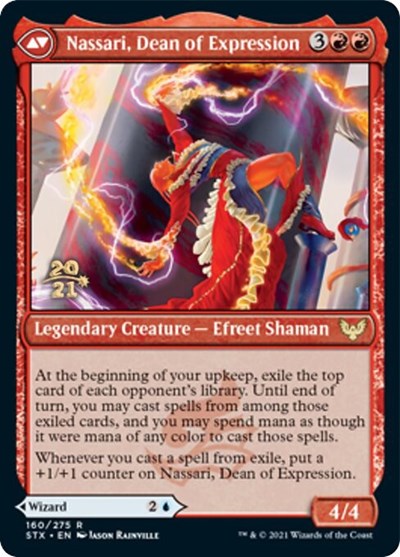 Uvilda, Dean of Perfection // Nassari, Dean of Expression [Strixhaven: School of Mages Prerelease Promos] | Chromatic Games