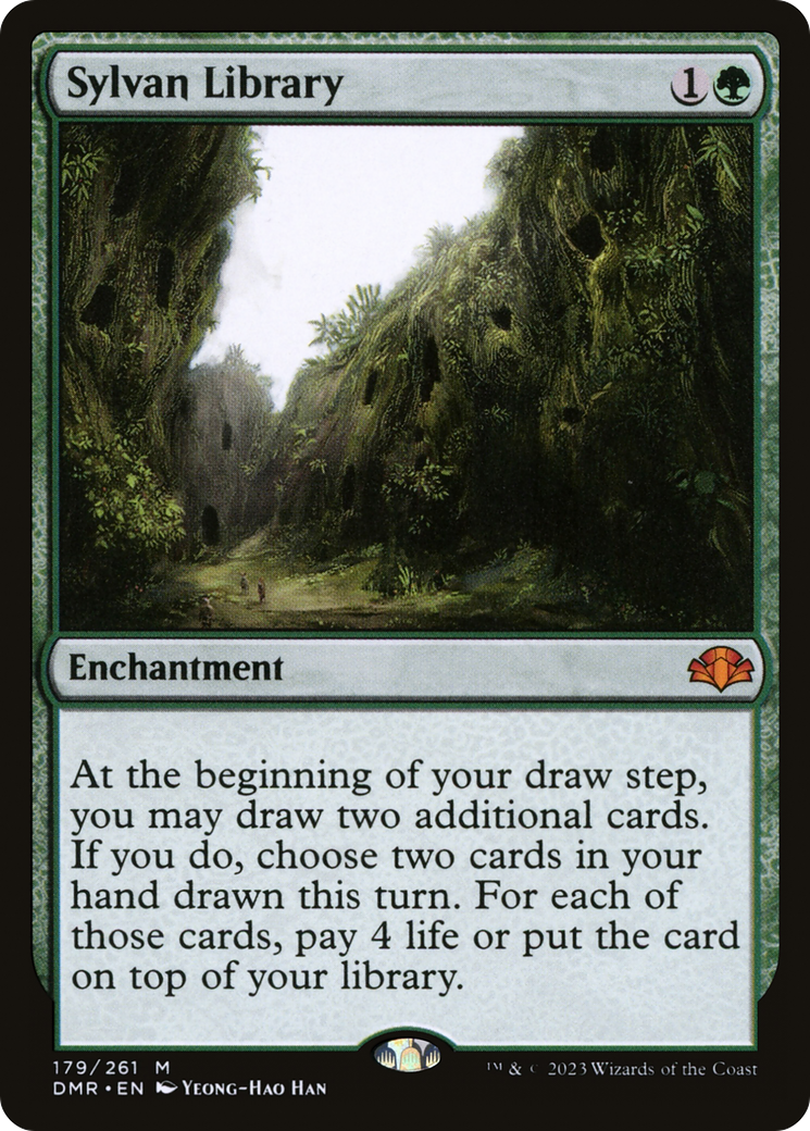 Sylvan Library [Dominaria Remastered] | Chromatic Games