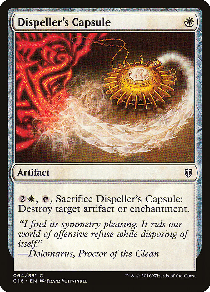 Dispeller's Capsule [Commander 2016] | Chromatic Games