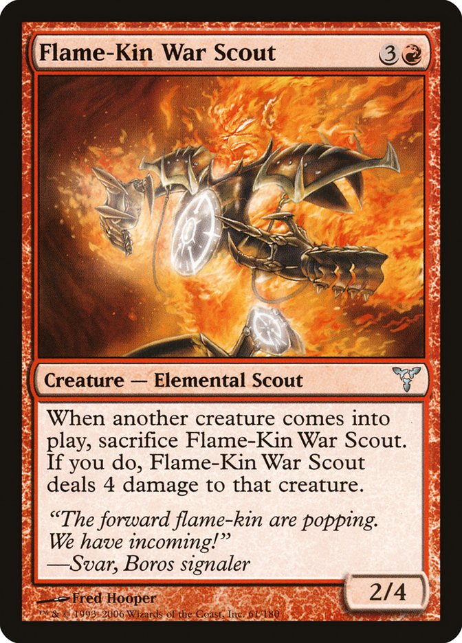 Flame-Kin War Scout [Dissension] | Chromatic Games