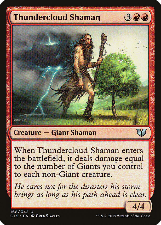 Thundercloud Shaman [Commander 2015] | Chromatic Games