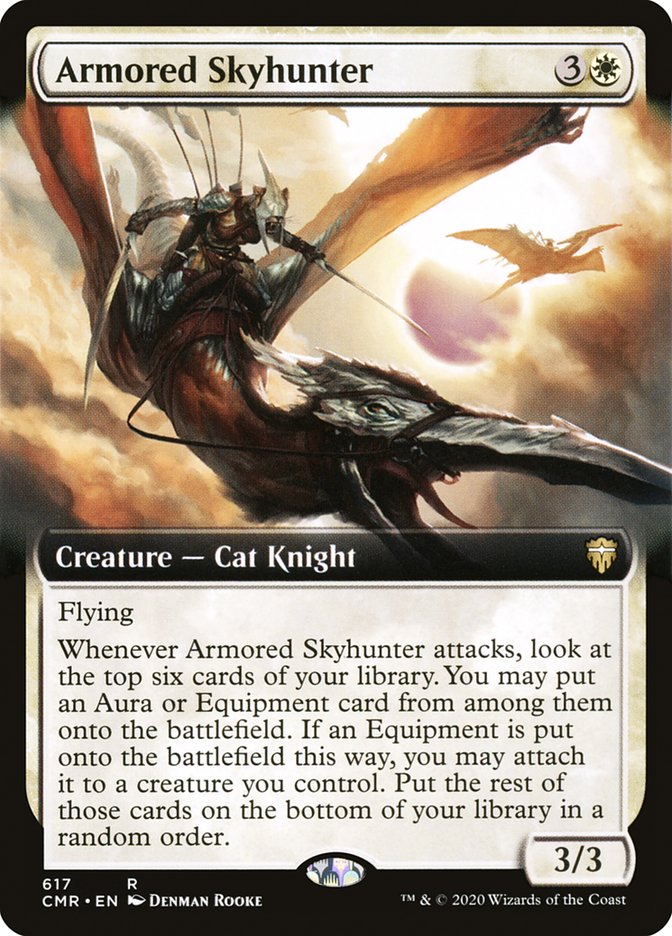 Armored Skyhunter (Extended Art) [Commander Legends] | Chromatic Games