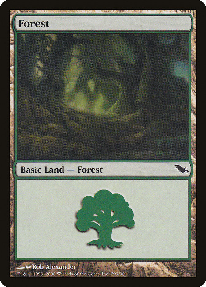 Forest (299) [Shadowmoor] | Chromatic Games