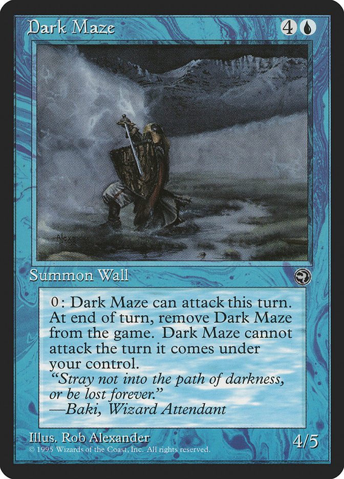 Dark Maze (Baki Flavor Text) [Homelands] | Chromatic Games