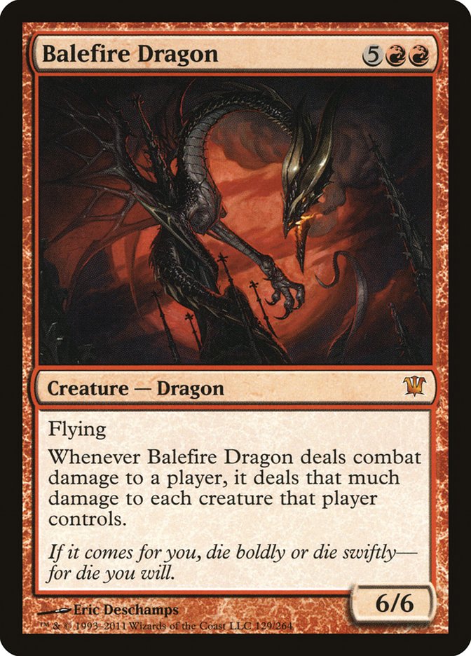 Balefire Dragon [Innistrad] | Chromatic Games