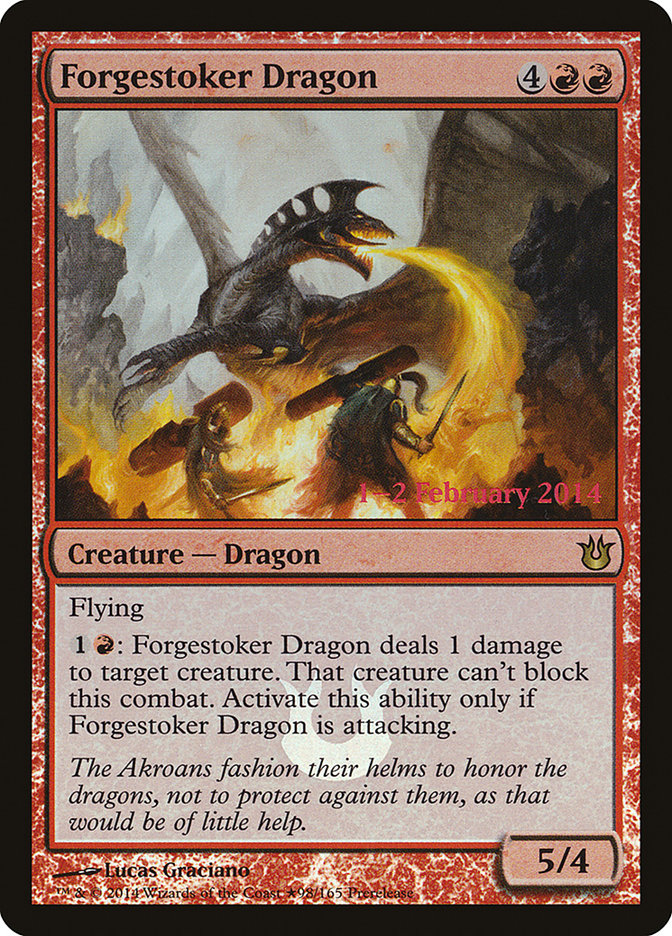 Forgestoker Dragon [Born of the Gods Prerelease Promos] | Chromatic Games