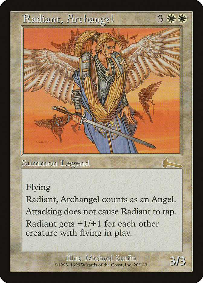 Radiant, Archangel [Urza's Legacy] | Chromatic Games