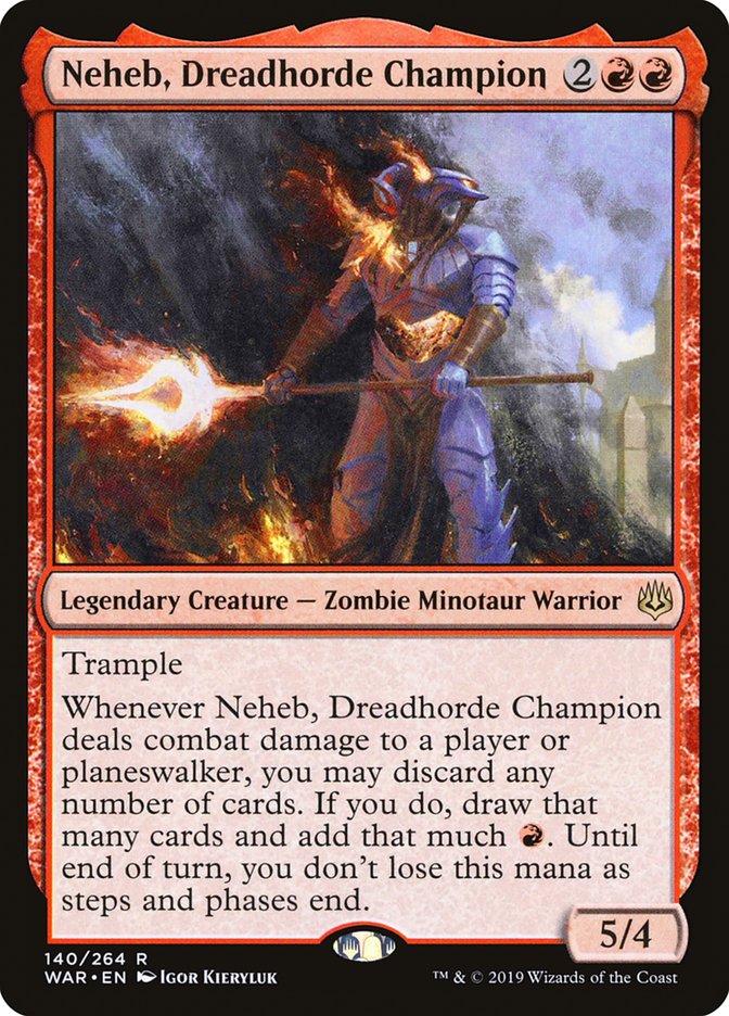 Neheb, Dreadhorde Champion [War of the Spark] | Chromatic Games